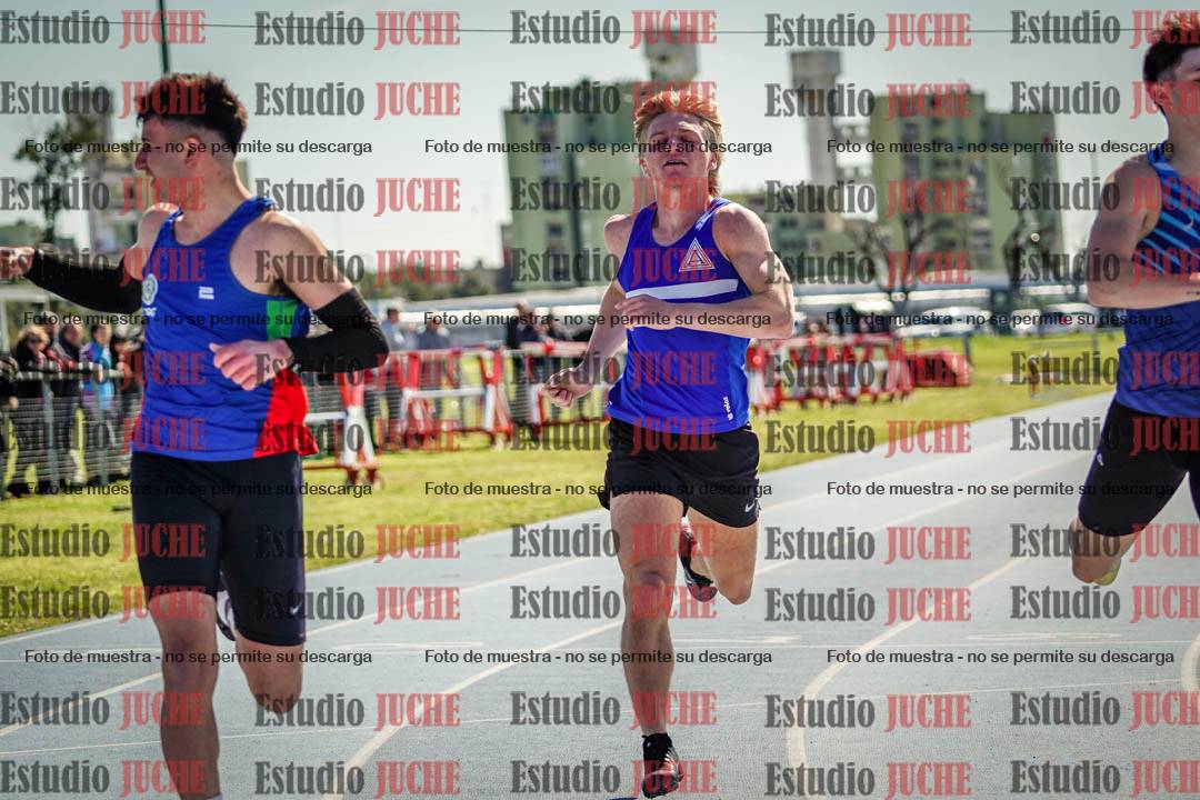 Fotos de los 100 m llanos de varones