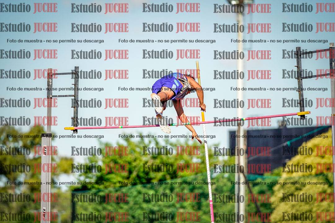 Fotos del salto con garrocha de mujeres y varones