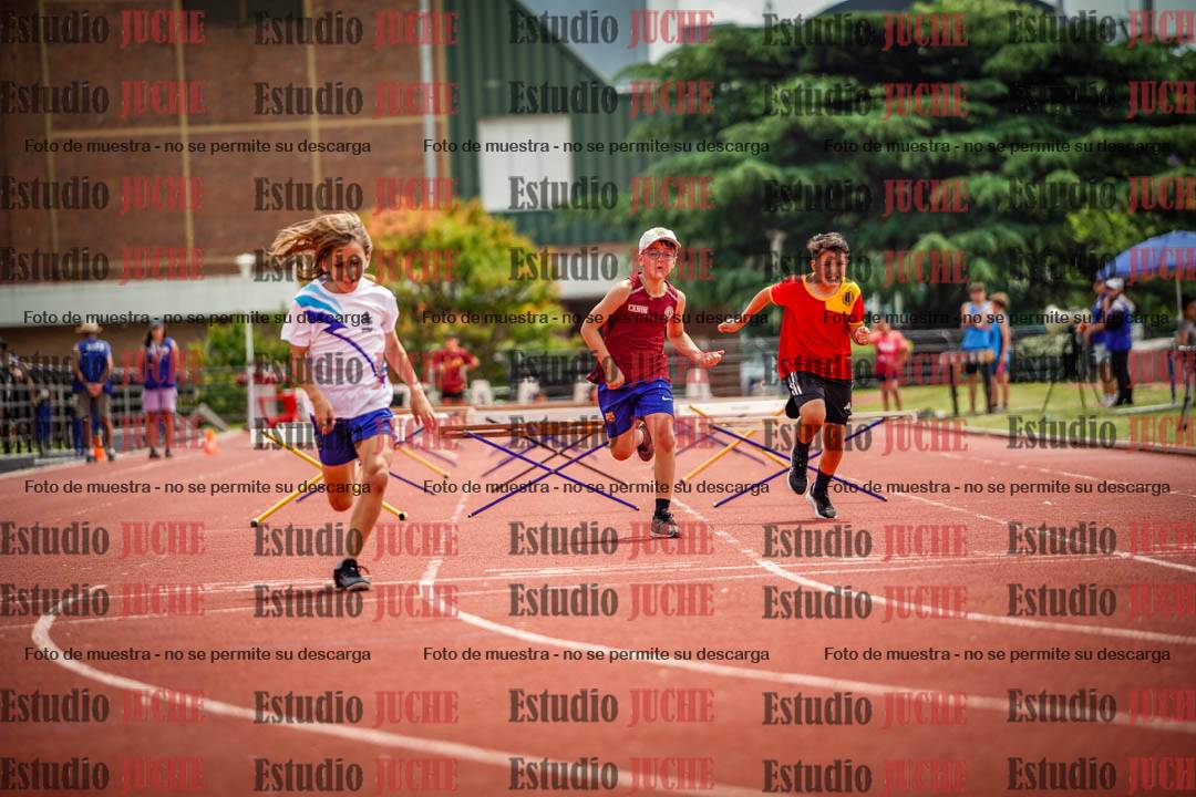 Fotos de los 60 m con vallas de varones