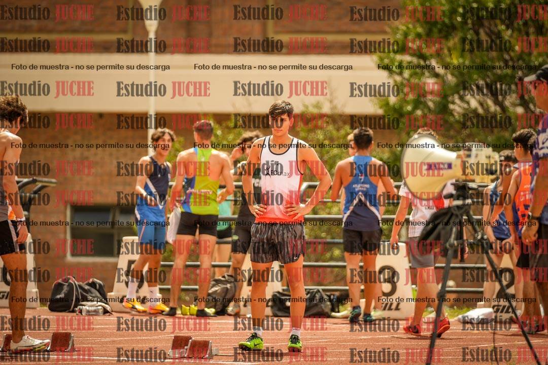 Fotos de los 100 m llanos de varones