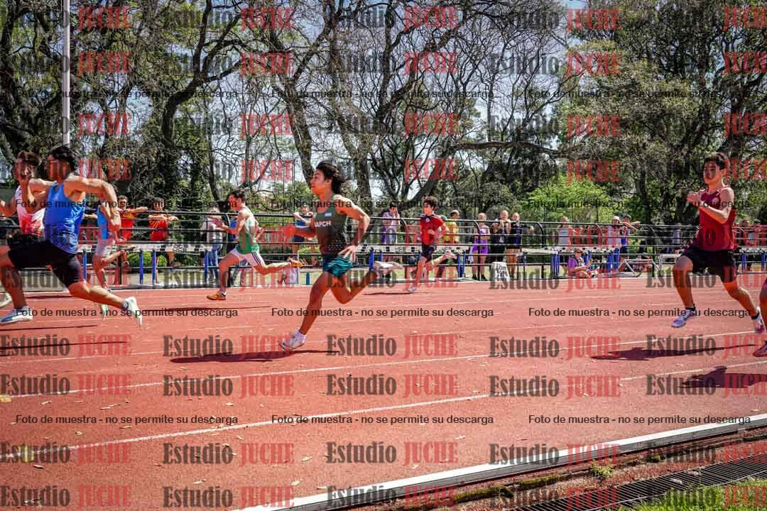 Fotos de los 80 m llanos de varones