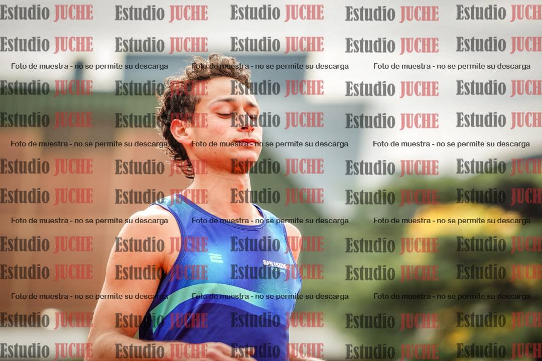 Fotos de los 100 m llanos de varones