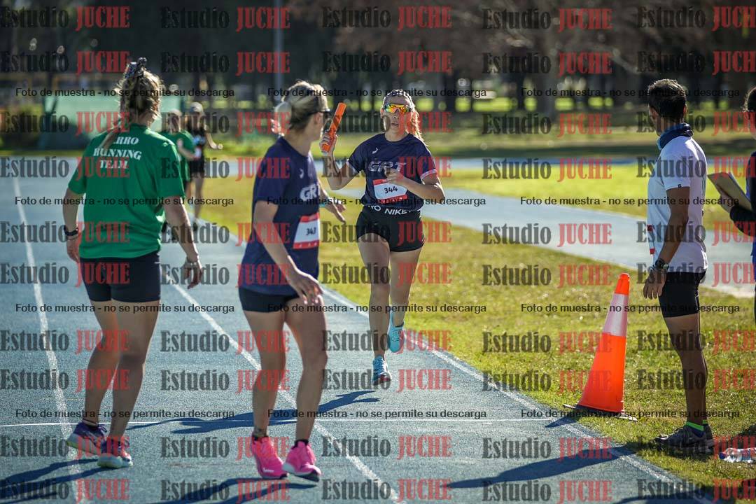 Fotos durante los relevos