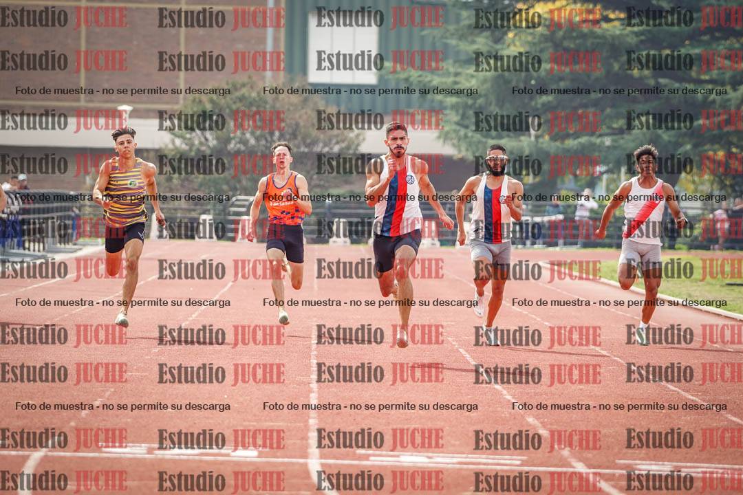 Fotos de los 200 m llanos de varones
