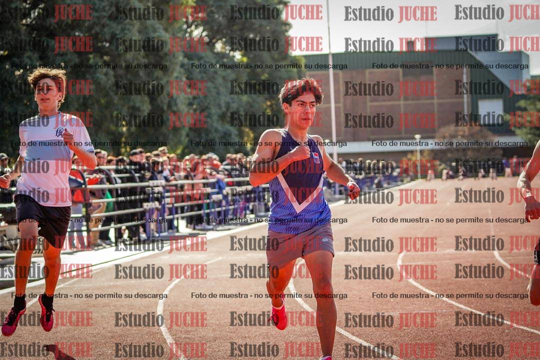 Fotos de los 100 m llanos de varones