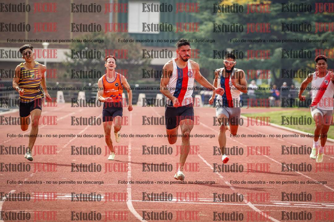 Fotos de los 200 m llanos de varones