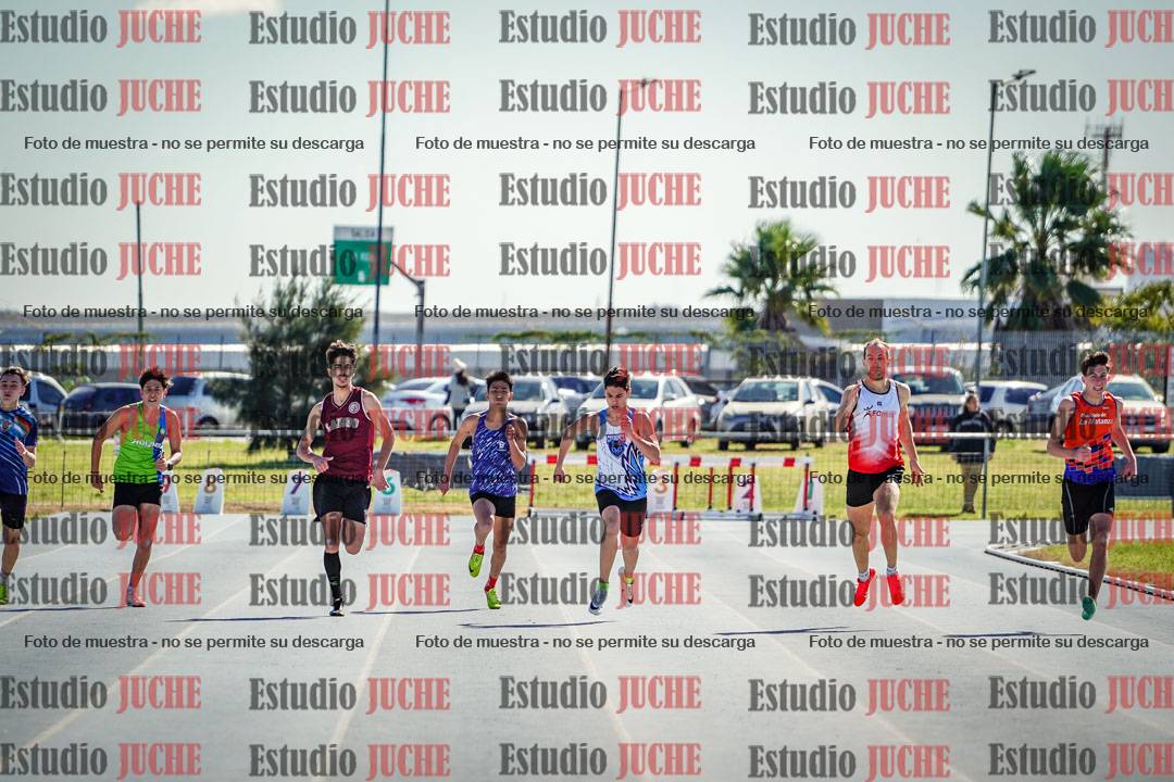 Fotos de los 200 m llanos de varones