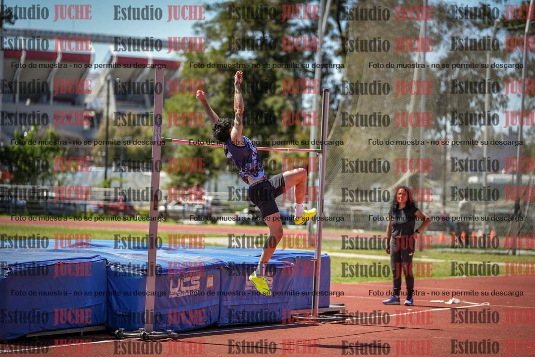 Fotos del salto en alto de varones