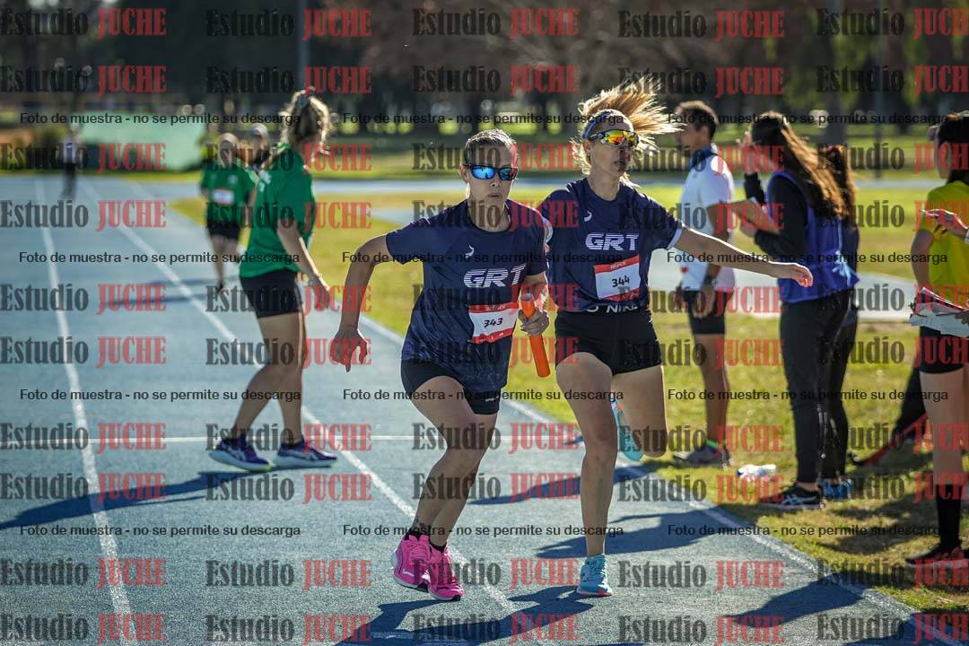 Fotos durante los relevos