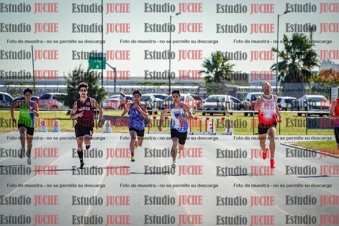 Fotos de los 200 m llanos de varones