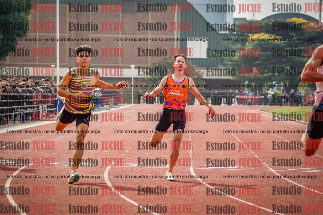Fotos de los 200 m llanos de varones