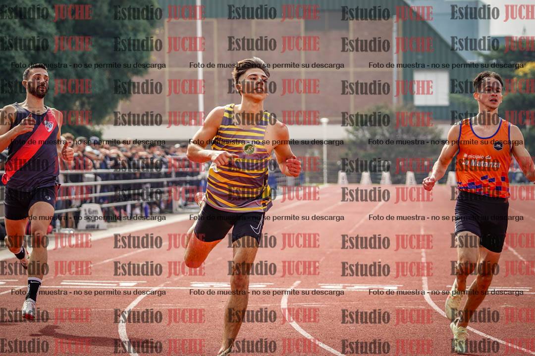 Fotos de los 200 m llanos de varones