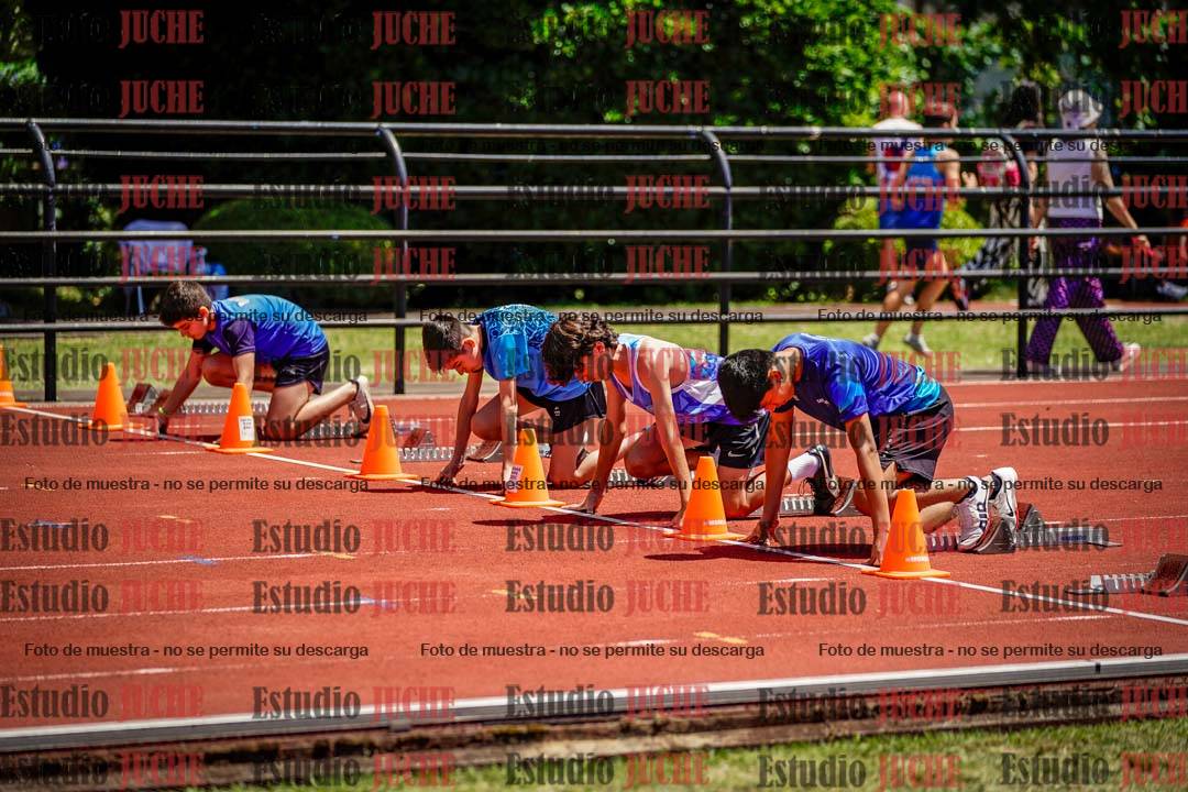 Fotos de los 80 m llanos de varones