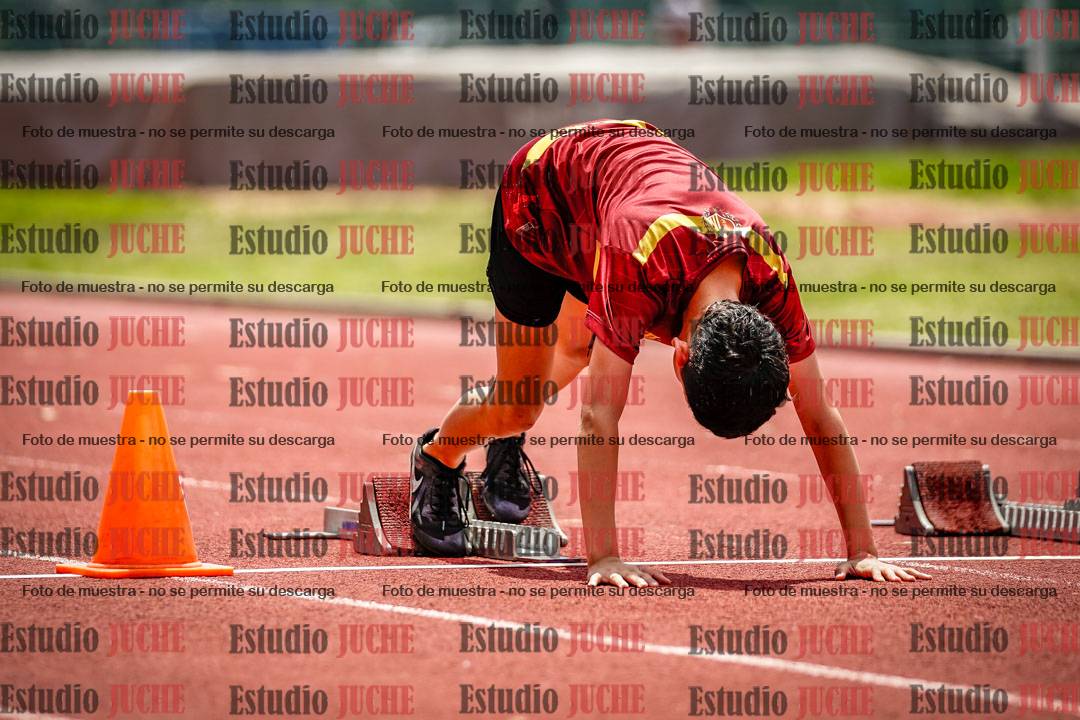 Fotos de los 60 m con vallas de varones