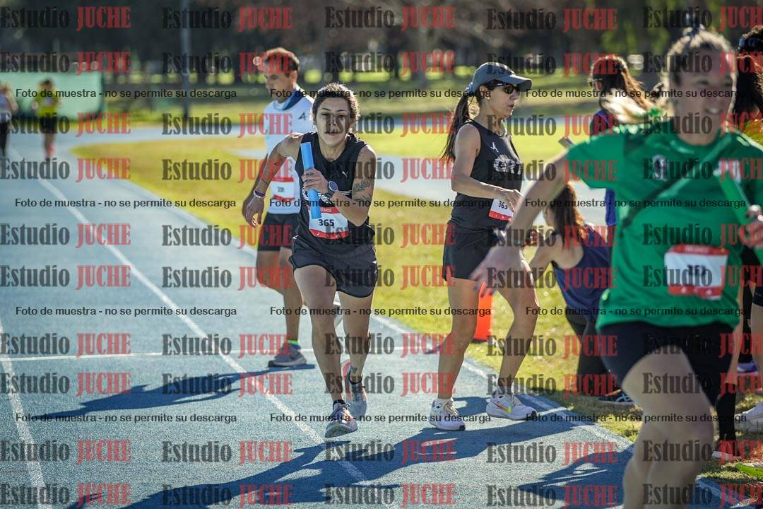 Fotos durante los relevos