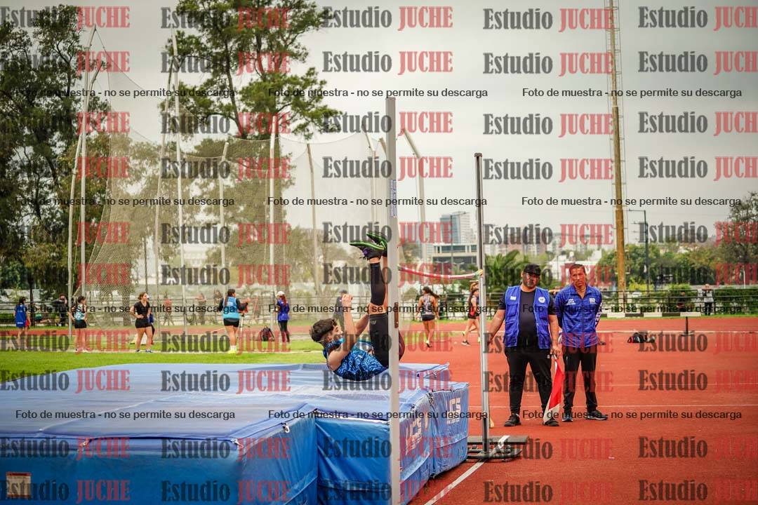 Fotos del salto en alto de varones