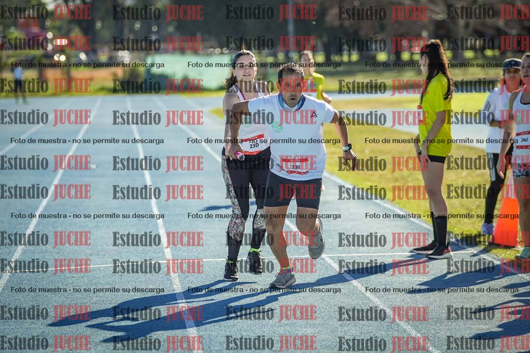 Fotos durante los relevos