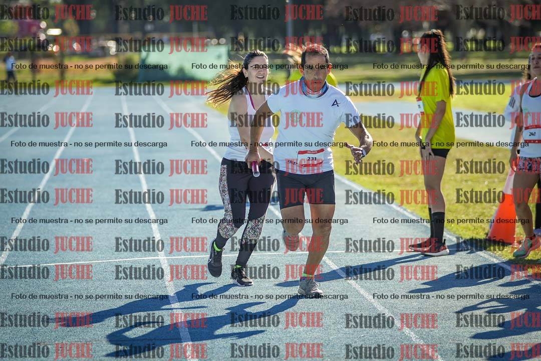 Fotos durante los relevos