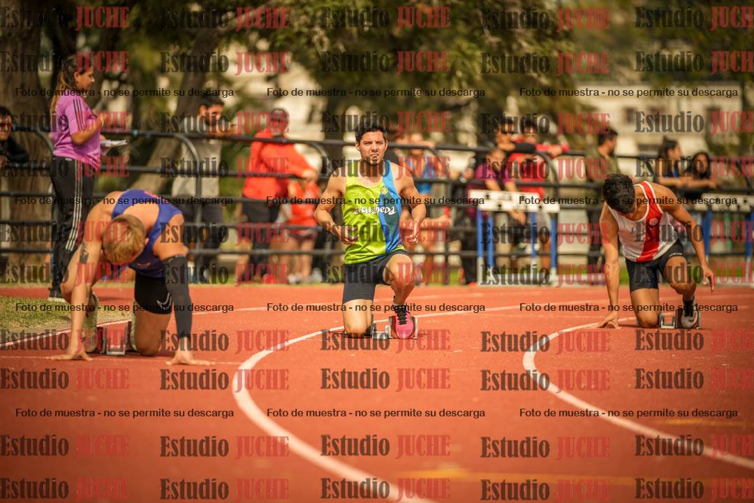 Fotos de los 200 m llanos de varones