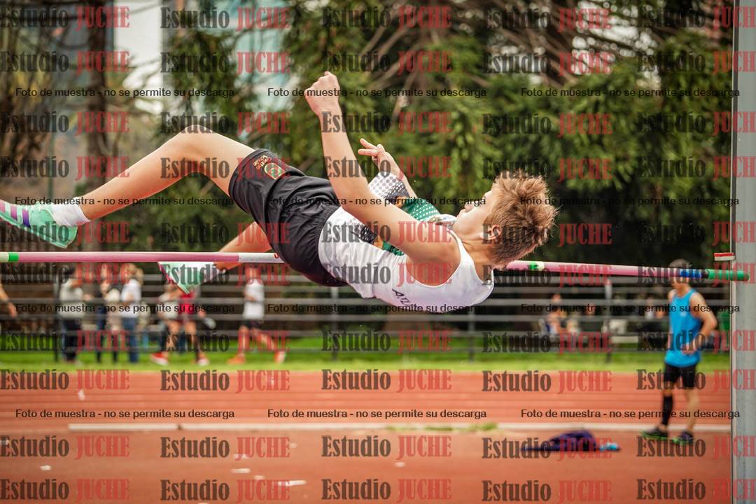 Fotos del salto en alto de varones