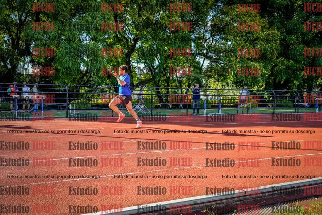 Fotos de los 100 m llanos de varones