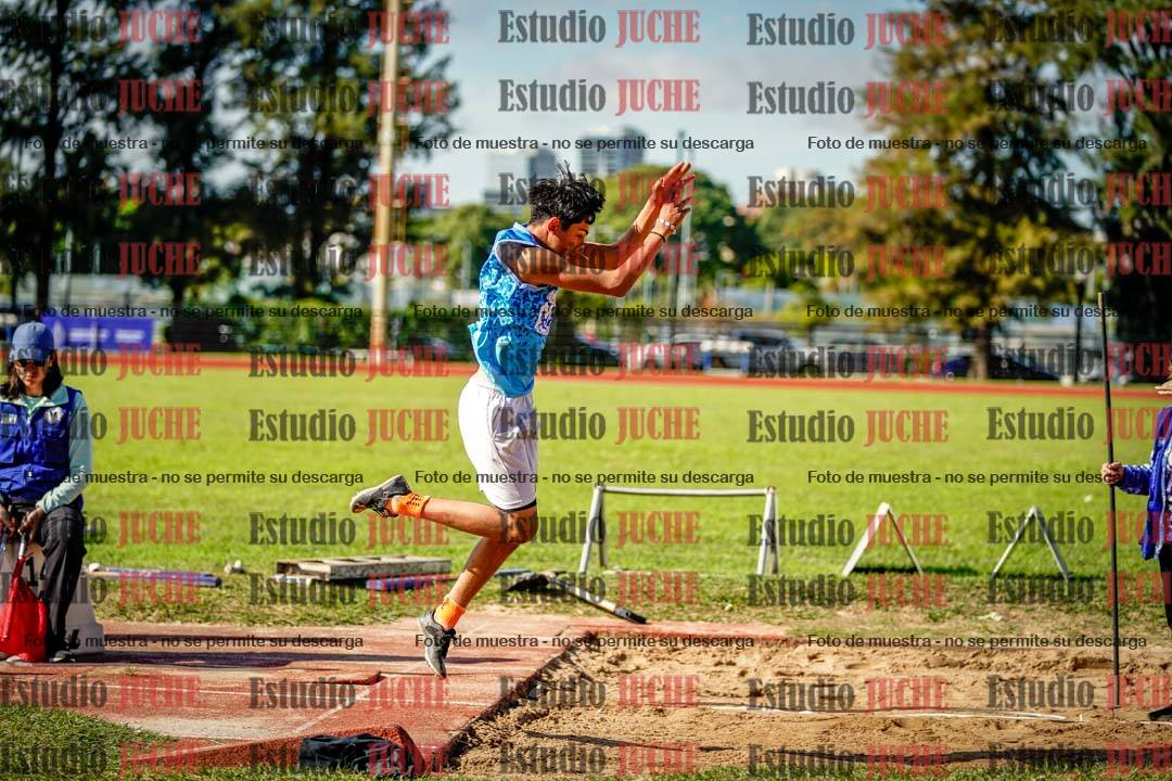 Fotos del salto en largo de varones