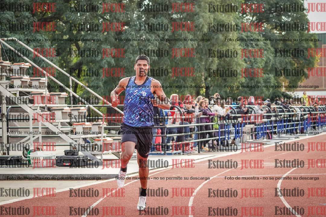 Fotos de los 100 m llanos de varones