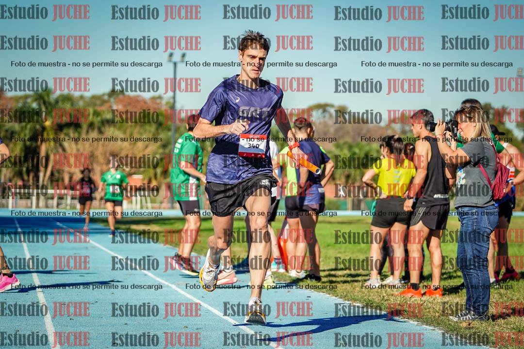 Fotos durante los relevos