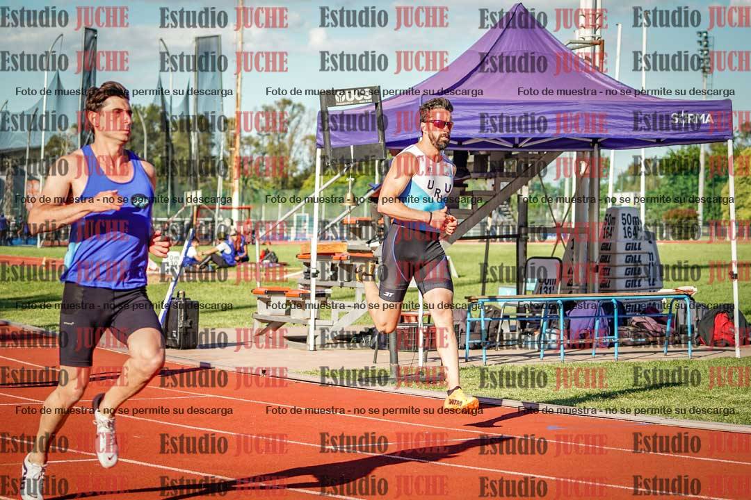 Fotos de los 100 m llanos de varones