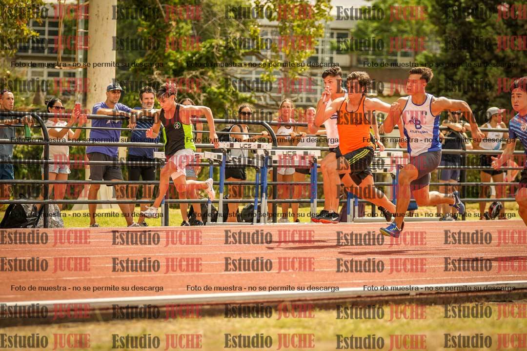 Fotos de los 100 m llanos de varones