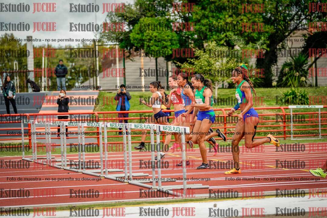 Fotos de los 100 m con vallas de mujeres - FINAL