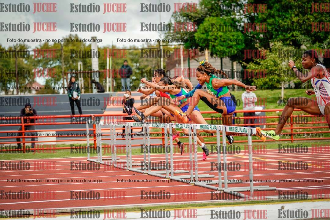Fotos de los 100 m con vallas de mujeres - FINAL
