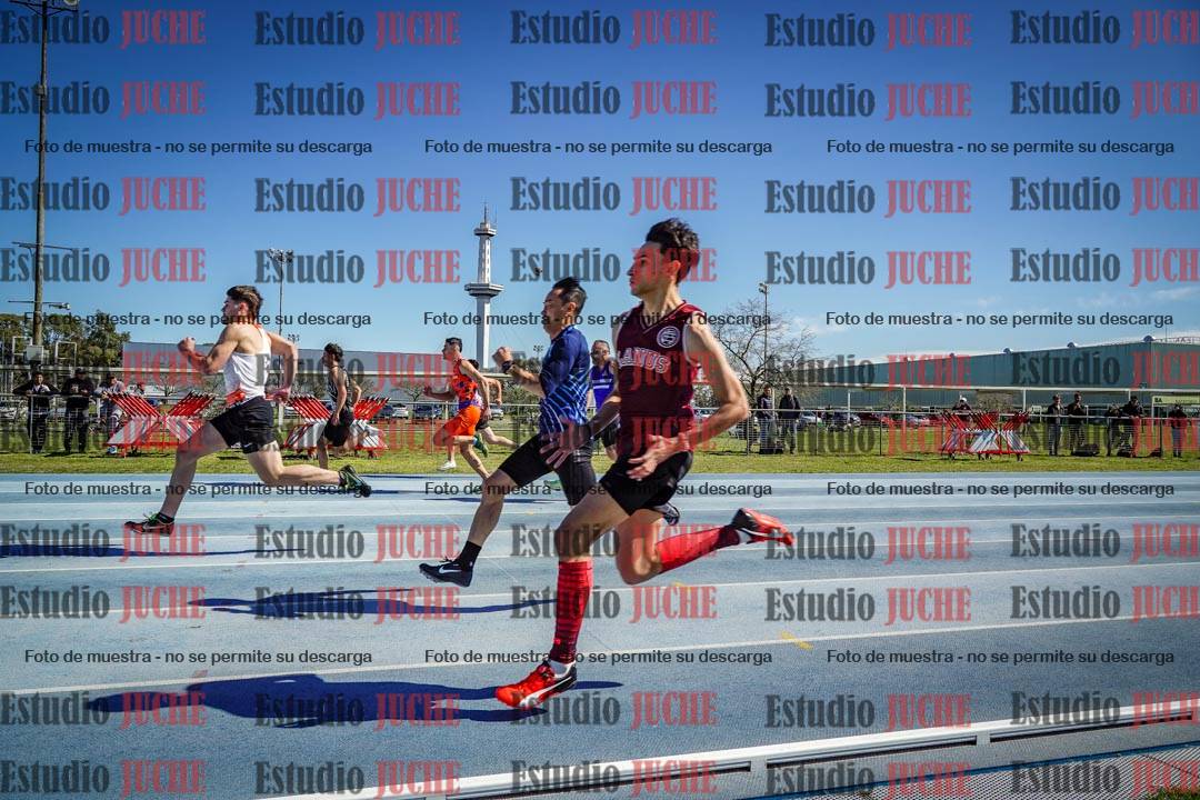 Fotos de los 100 m llanos de varones