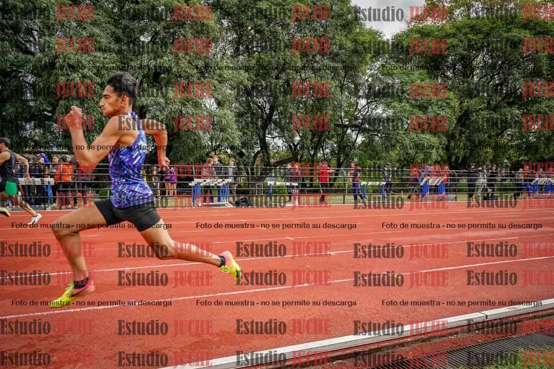 Fotos de los 100 m llanos de varones