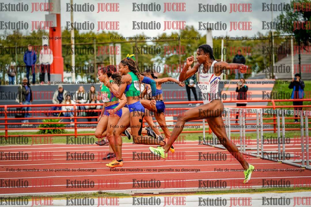 Fotos de los 100 m con vallas de mujeres - FINAL