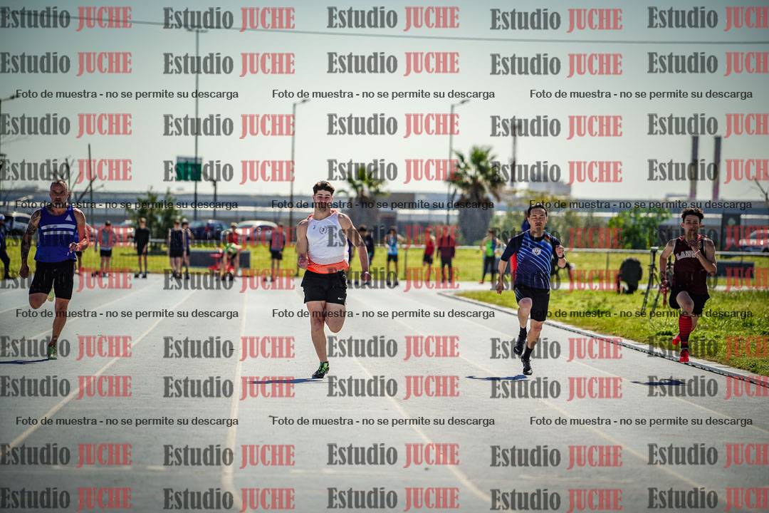 Fotos de los 100 m llanos de varones