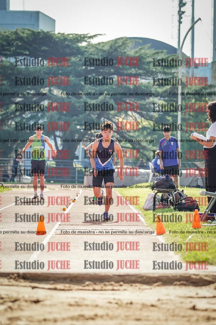 Fotos del salto triple de varones