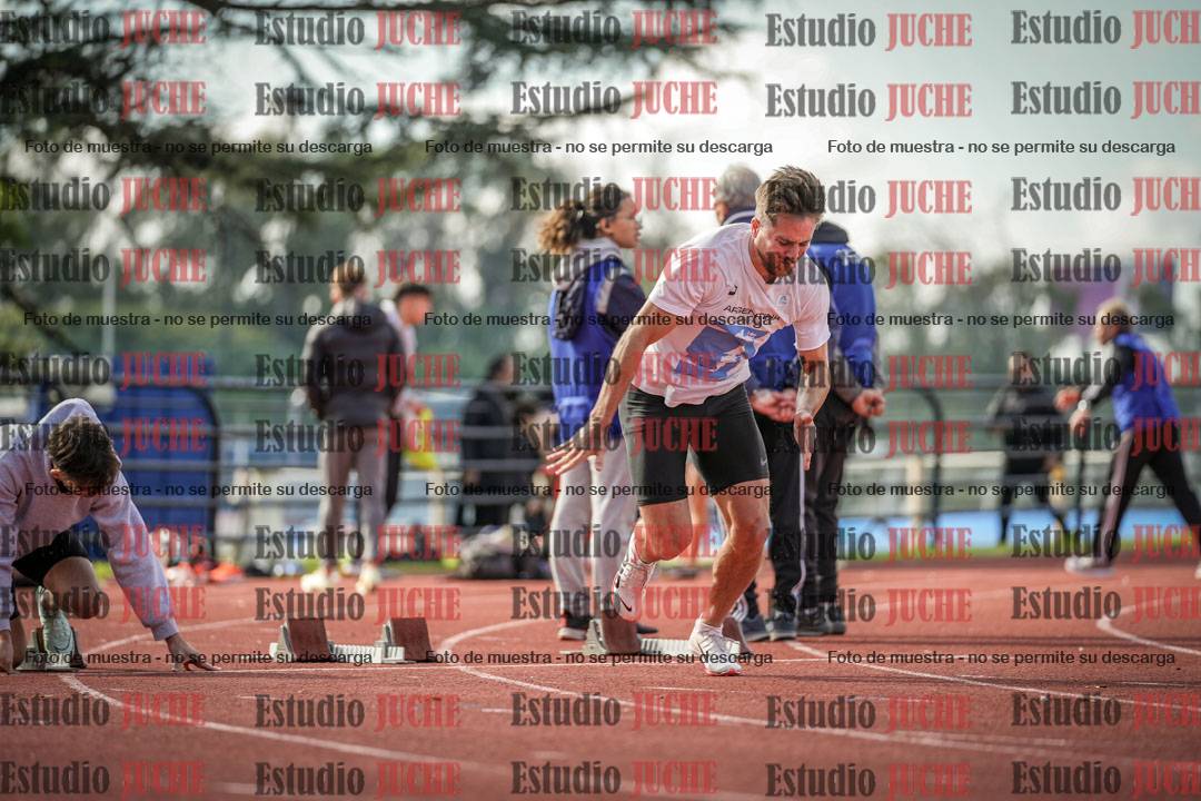 Fotos de los 100 m llanos de varones