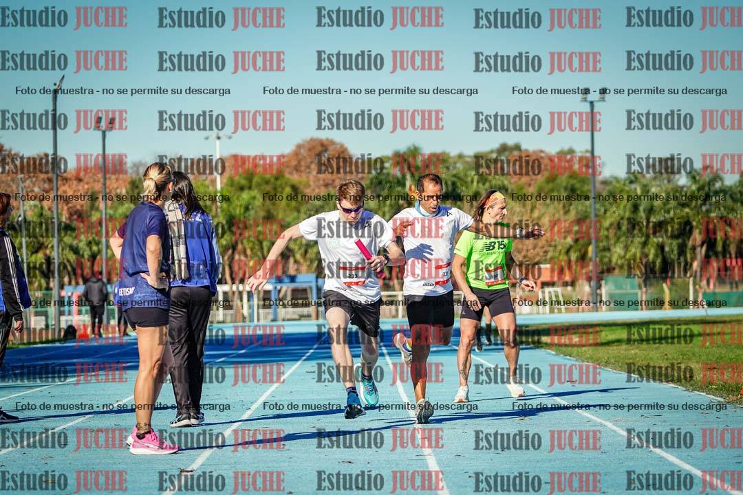 Fotos durante los relevos