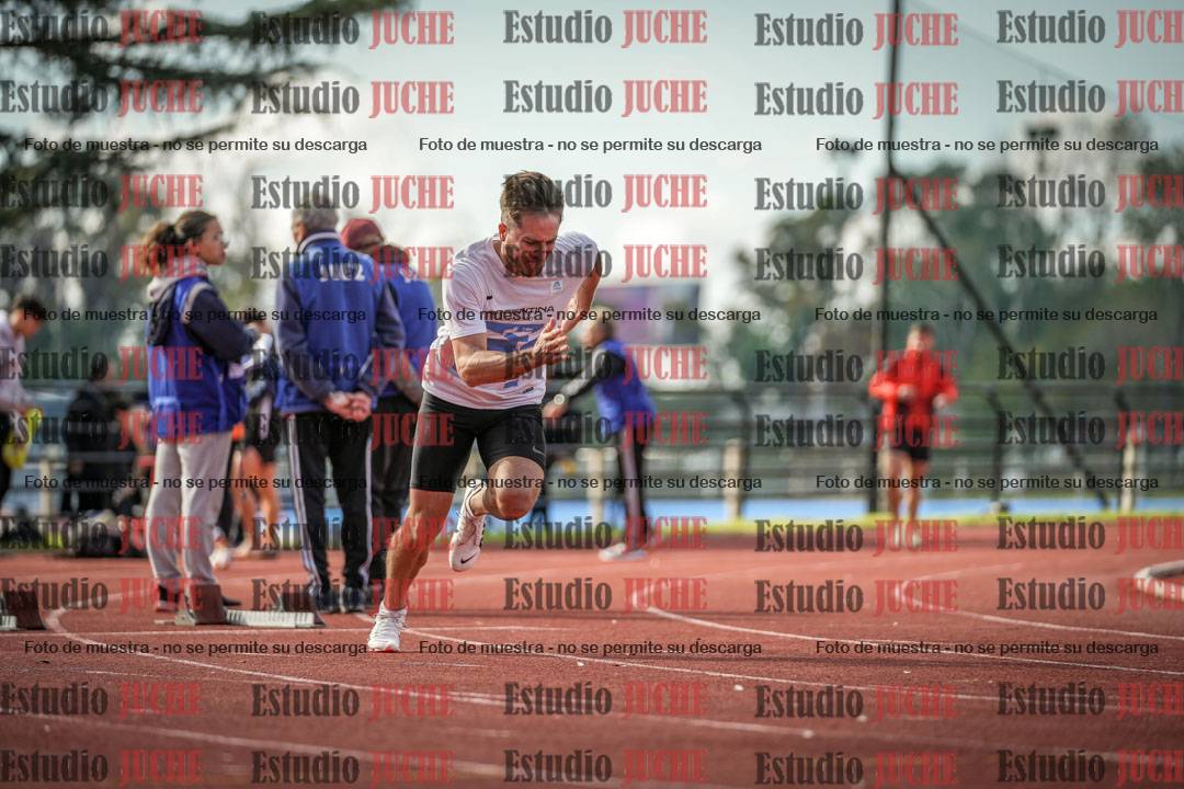 Fotos de los 100 m llanos de varones