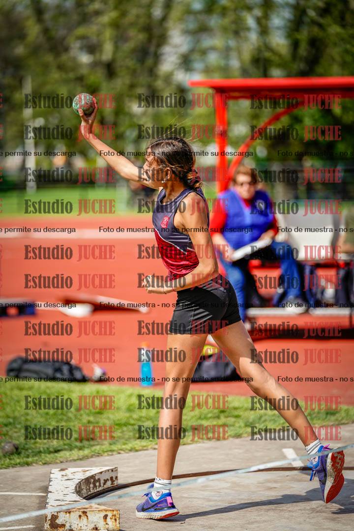 Fotos del lanzamiento de bala de mujeres - hexatlón 3