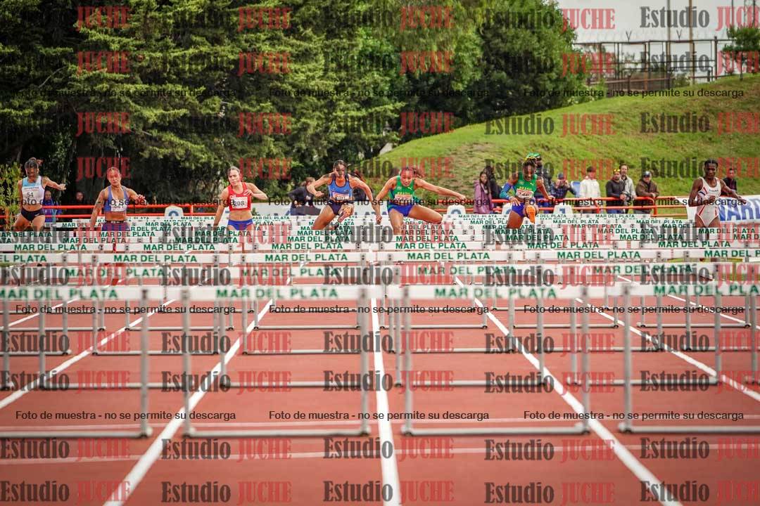 Fotos de los 100 m con vallas de mujeres - FINAL
