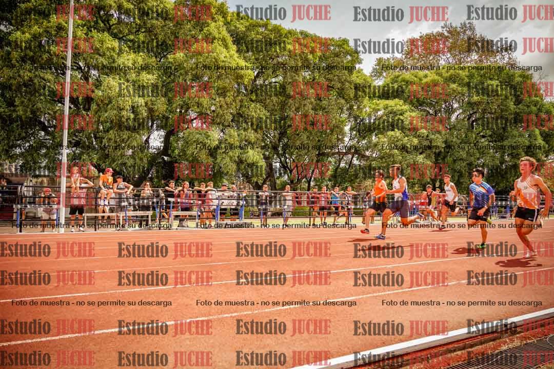 Fotos de los 100 m llanos de varones