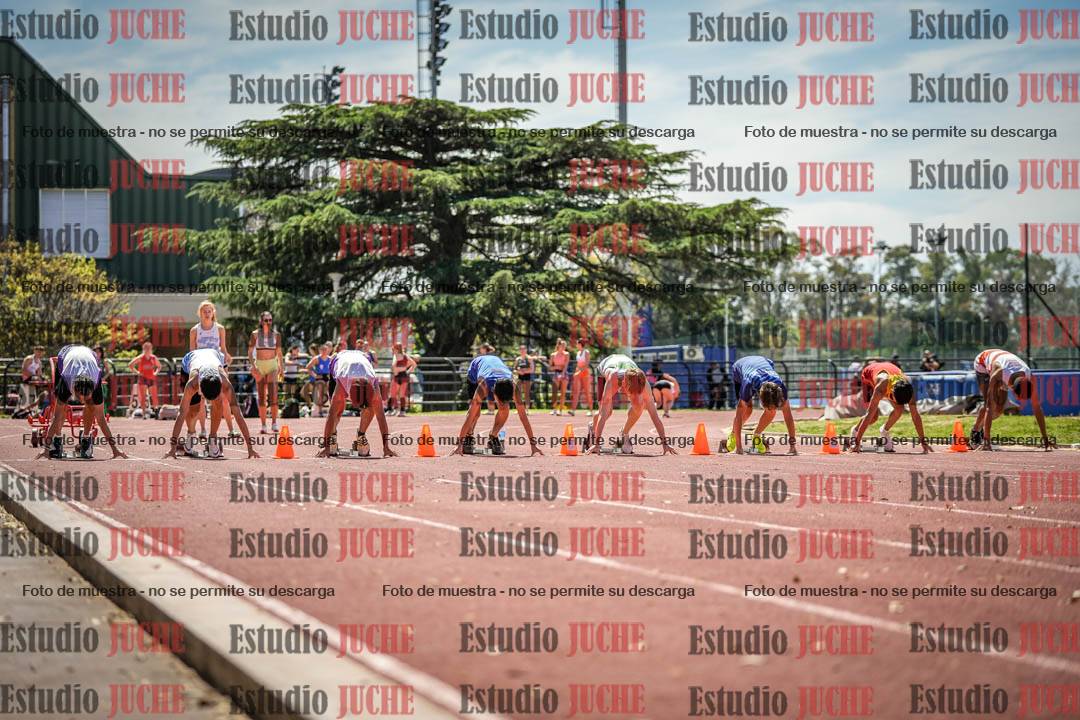 Fotos de los 80 m llanos de varones