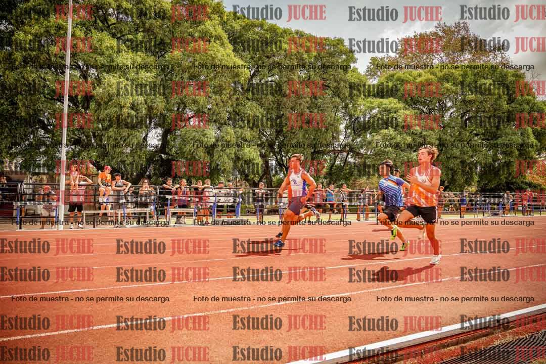 Fotos de los 100 m llanos de varones