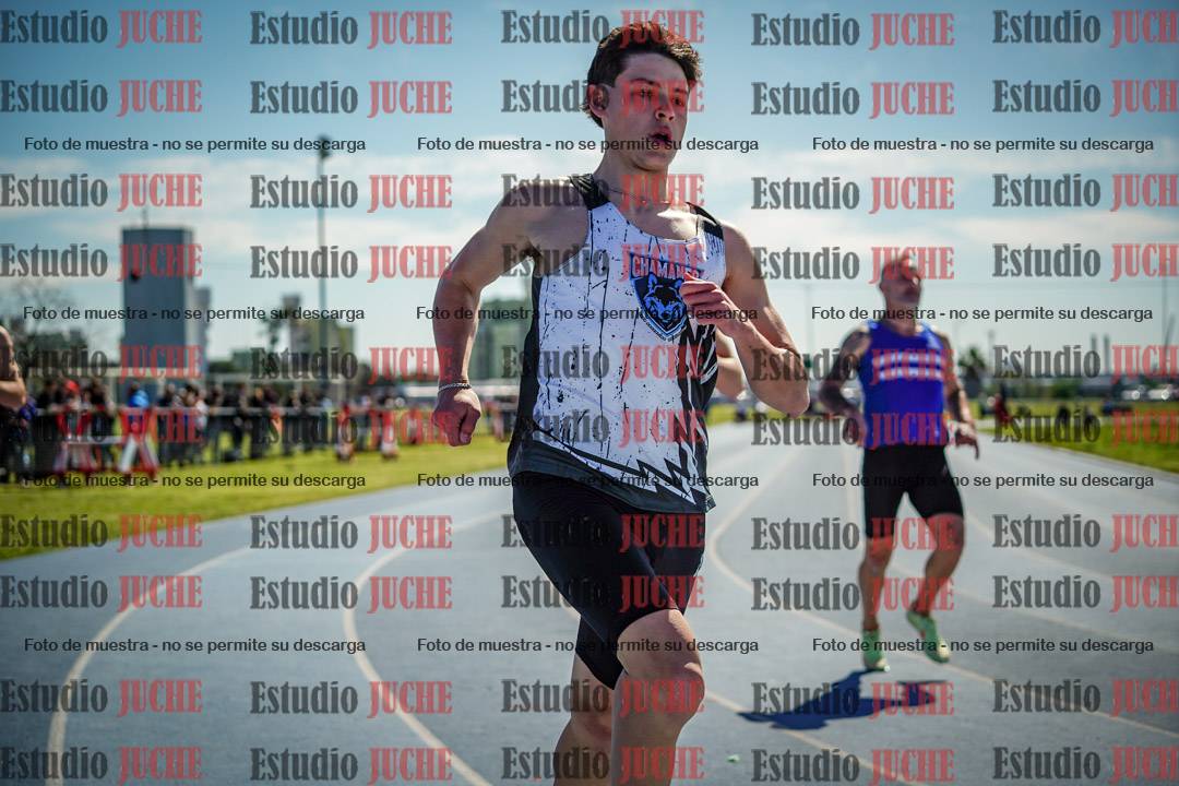 Fotos de los 100 m llanos de varones