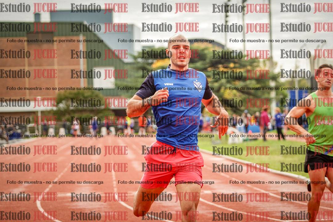 Fotos de los 100 m llanos de varones
