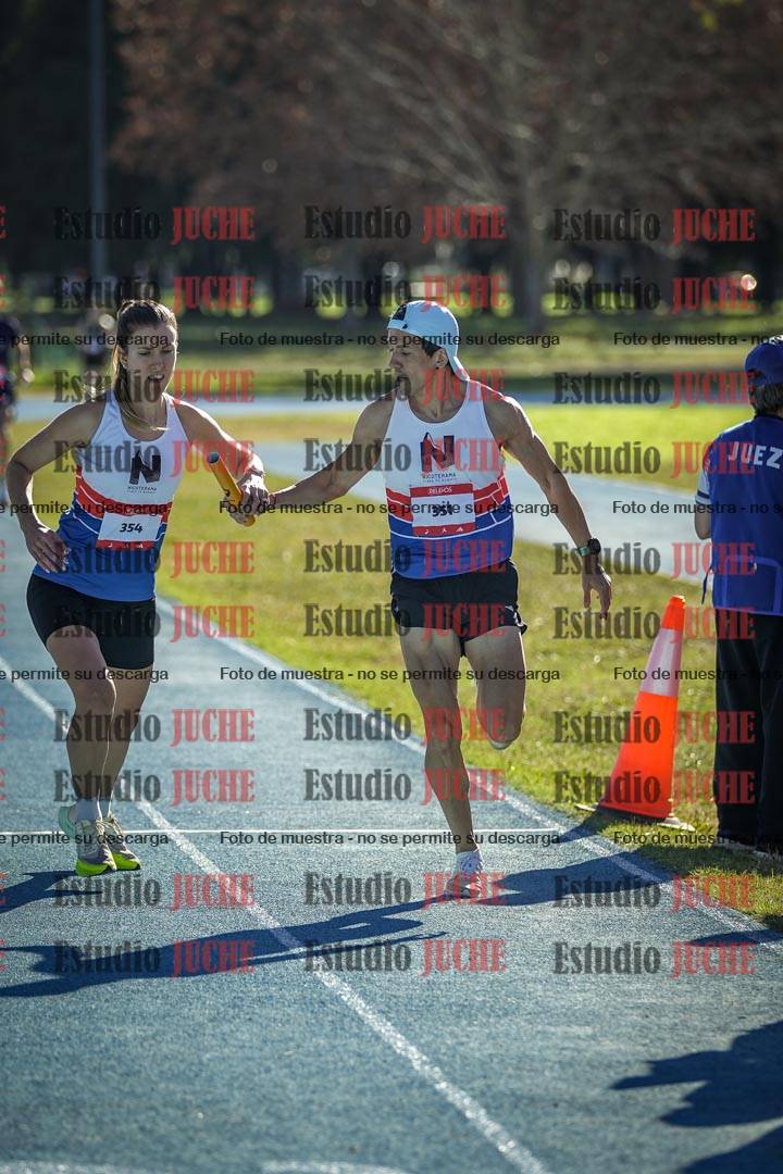 Fotos durante los relevos