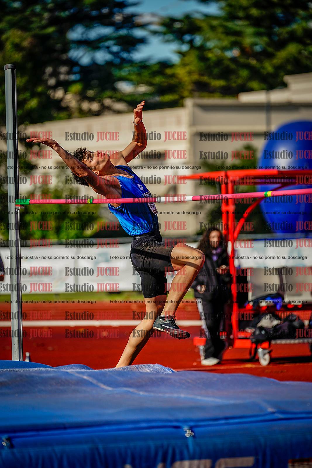 Fotos del salto en alto de varones