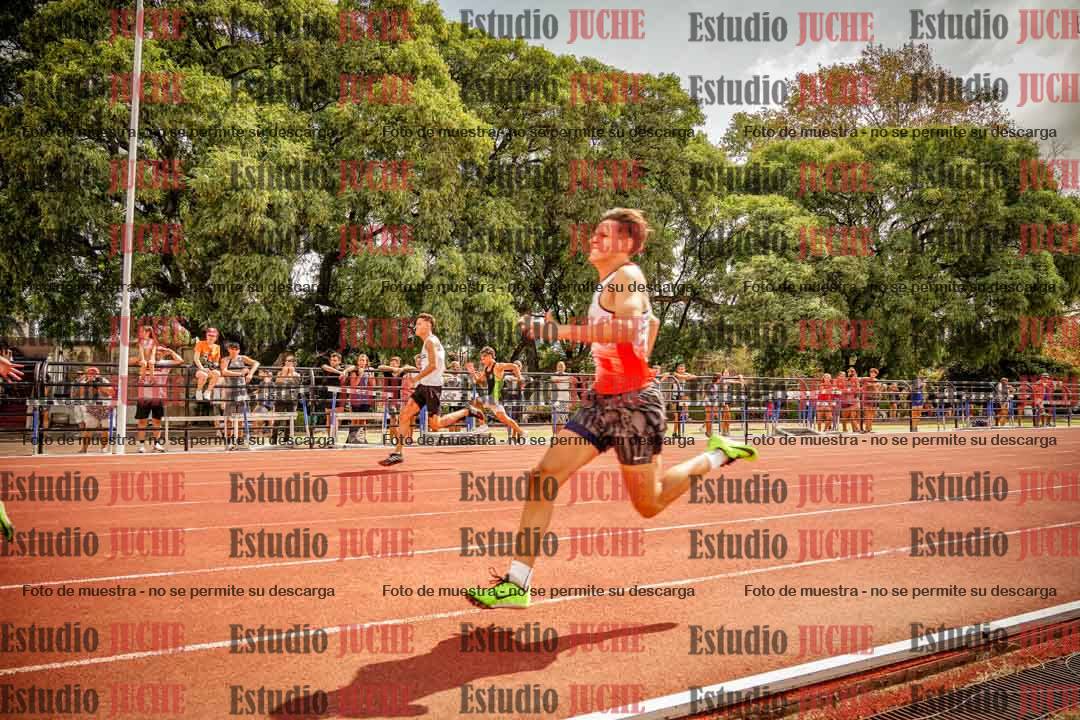 Fotos de los 100 m llanos de varones